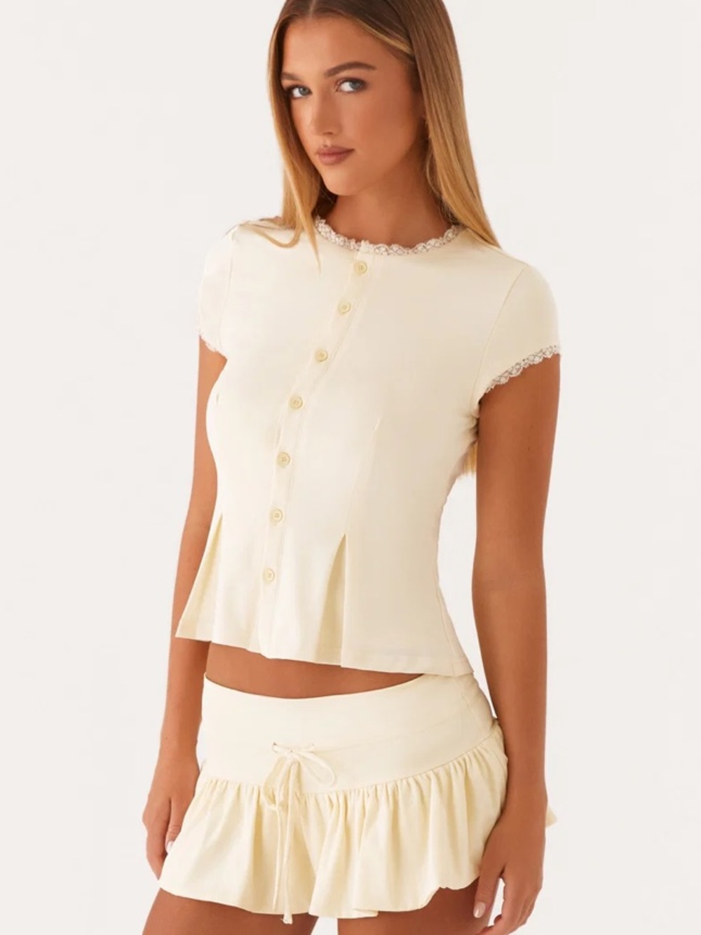 Peppermayo Landon Button-Up Top and Skirt